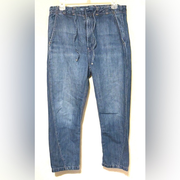 Vince. Capri Jeans Drawstring Waist Sz XS - Picture 3 of 6